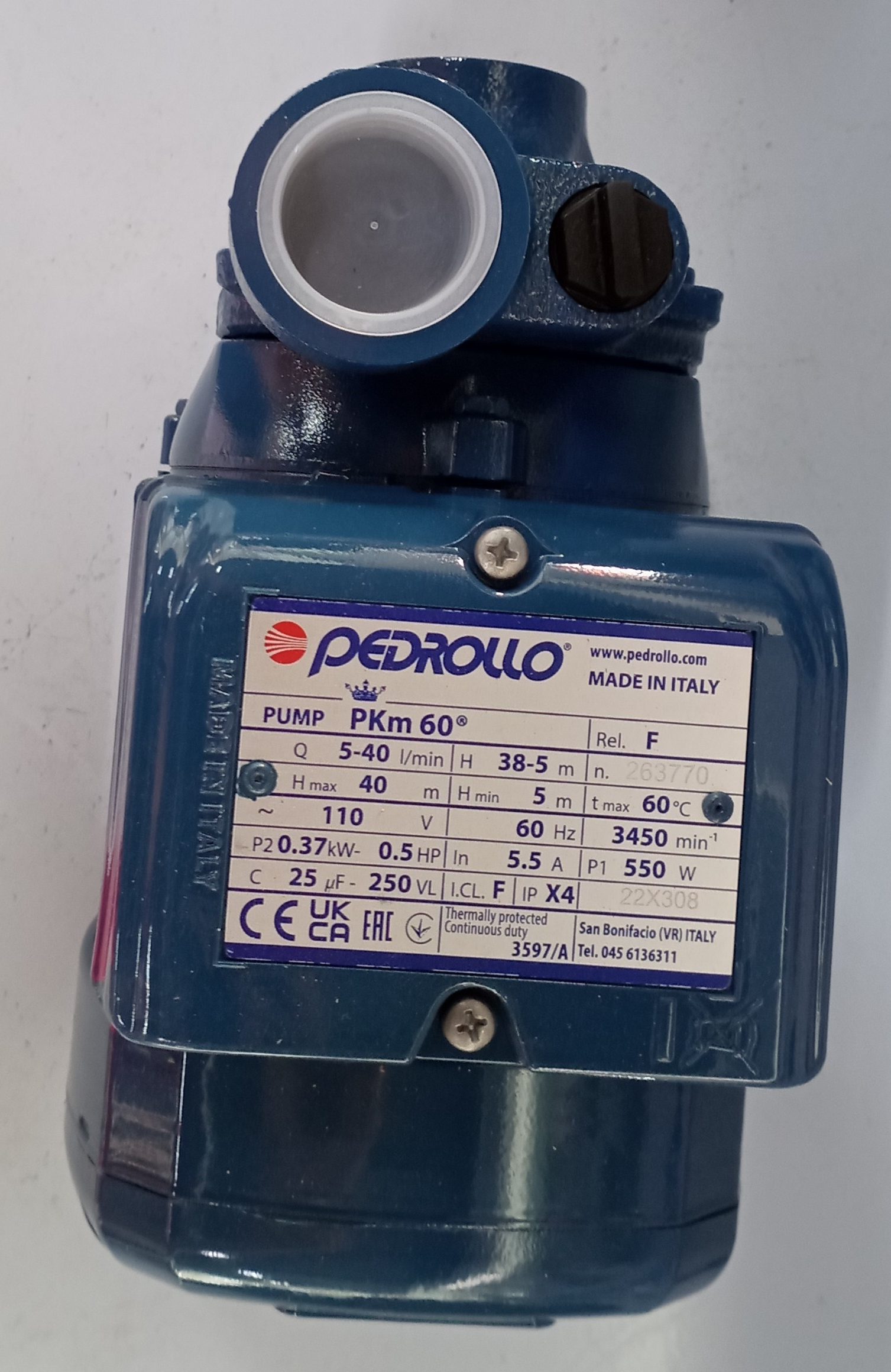 ELECTROBOMBA PEDROLLO CON RODETE PERIFERICO PKm60 – AgroSoluciones ...